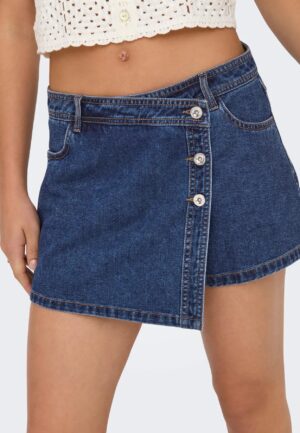 Only Onllesly Reg Lb Dnm Skort Bj Noos 15256608 Skort Dark Blue Denim