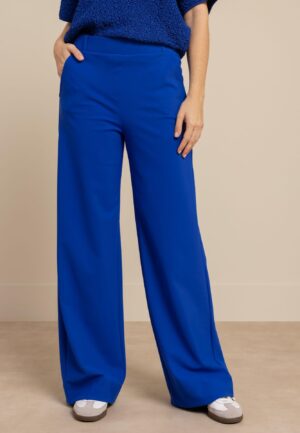 Studio Anneloes Lexie Bonded Trousers 13729 Broek 7301 Electric Blue