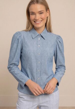 Studio Anneloes Amanda Denim Blouse 13719 Blouse 6700 Denim Light