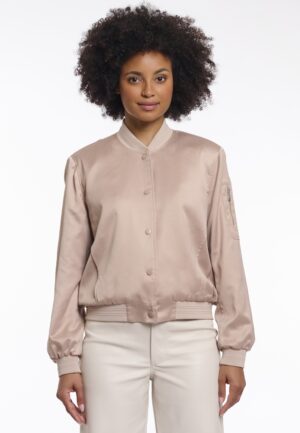 Rino & Pelle Bomber Jacket Banner.7002621 Jackets Smoked Pearl