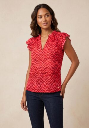Elvira Casuals Top Luka E3 26-042 T-shirt Korte Mouw 267 Pink Summer