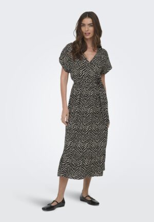 Only Onlzilla Adele Ss Long Dress Noos Wvn Jurken Black