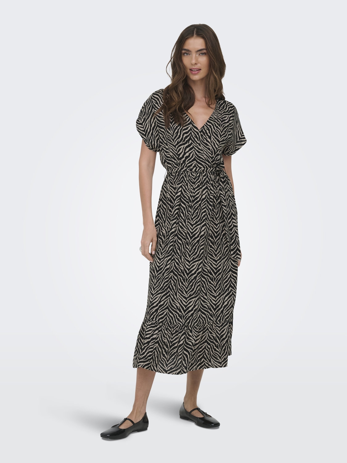 Only Onlzilla Adele Ss Long Dress Noos Wvn Jurken Black