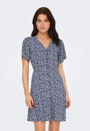 Only Onlevida S/s Short Dress Wvn Noos Zomerjurkjes Night Sky