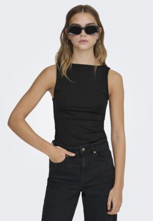 Only Onlea S/l 2-ways Fit Top Jrs Noos 15278090 Tops En Singlets Black