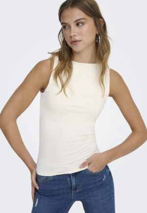 Only Onlea S/l 2-ways Fit Top Jrs Noos 15278090 Tops En Singlets Cloud Dancer