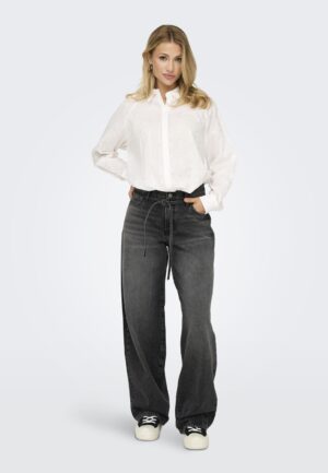 Only Onlgianna Mw Straight Dnm Dot980 Noos Barrel Fit Washed Black