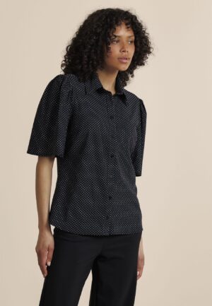 Studio Anneloes Poppy Dot Butterfly Blouse 14425 Blouse 9011 Black/off White