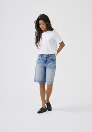 Only Onlmate Reg Baggy Long Shorts Dnm Noos 15340976 Korte Broeken 4674440 Medium Blue Denim