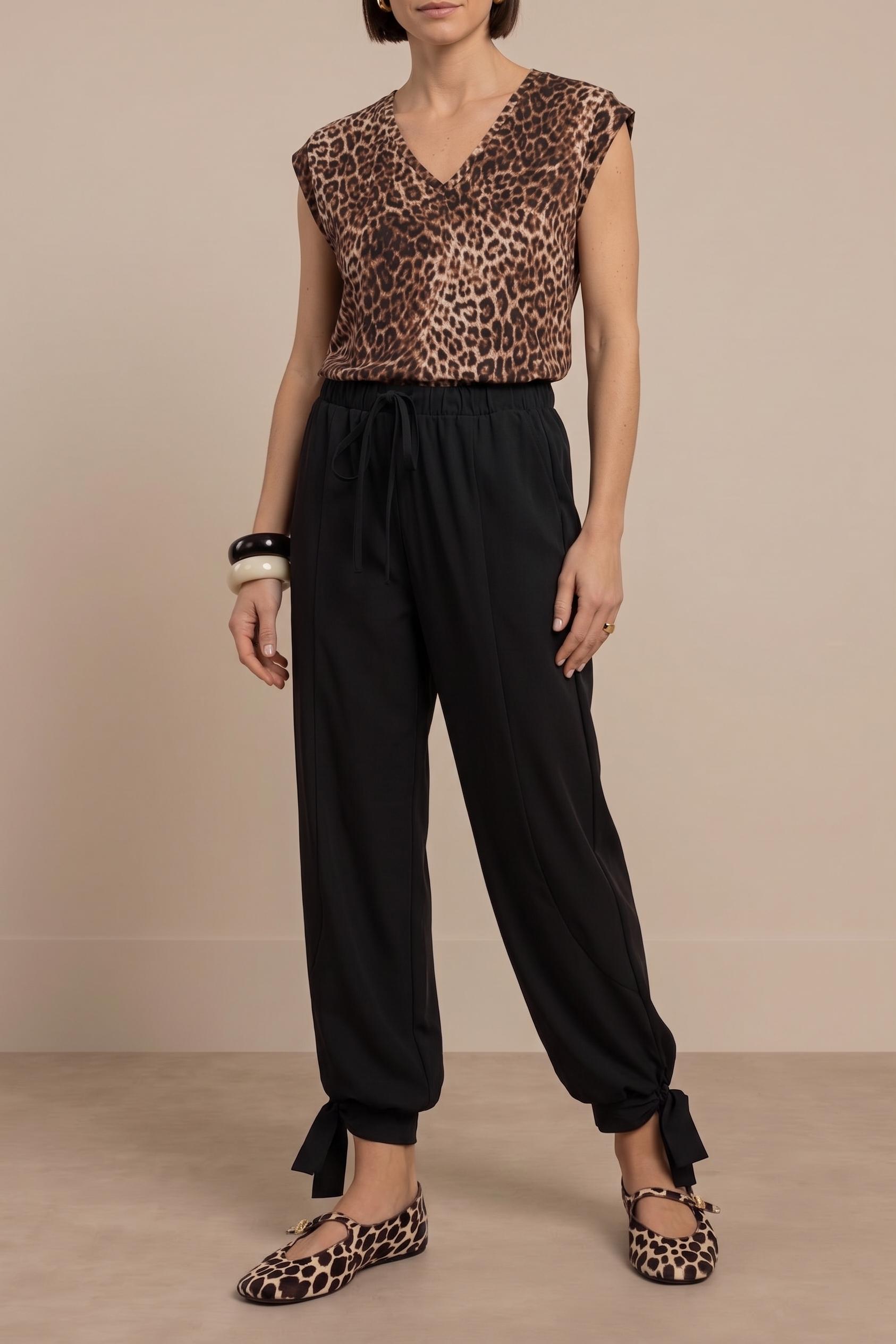 Studio Anneloes Darie Balloon Trousers 13882 Broek 9000 Black