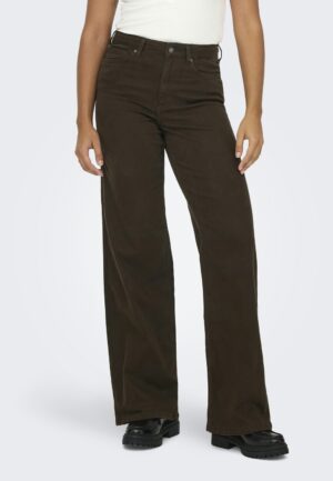Only Onlmadison Blush Hw Wide Color Dnm Noos 15371660 Loose Fit Dark Brown Denim