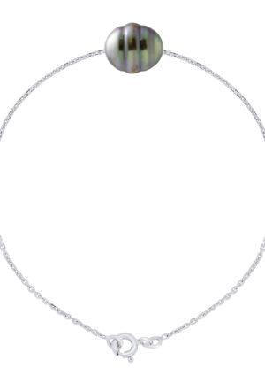 Armband Echte Gecreëerde Tahiti Parel Gecirculeerd 10-11 mm