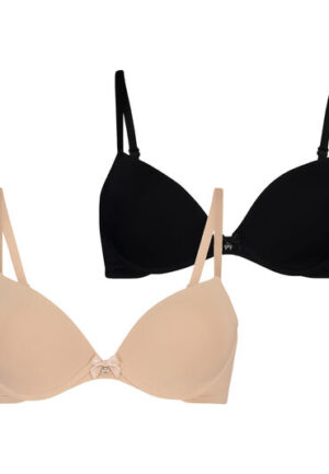 Alternative view of Hunkemöller 2-pack voorgevormde beugel bh Beige