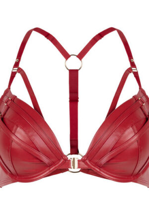 Alternative view of Hunkemöller Voorgevormde push-up beugel bh Faye Rood