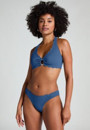 Hunkemöller Rio Bikinibroekje Scallop Blauw