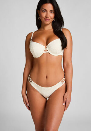 Hunkemöller Bikinibroekje Crochet Wit