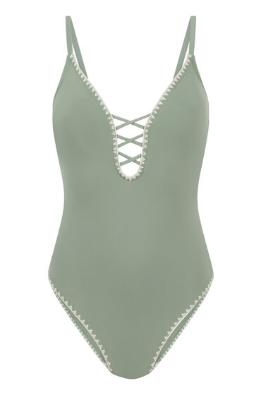 Hunkemöller Badpak Joburg Groen - Afbeelding 2