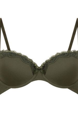 Alternative view of Hunkemöller Voorgevormde beugel bh Lola Groen