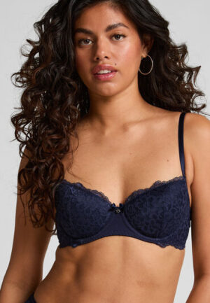 Hunkemöller Voorgevormde beugel bh Marine Blauw