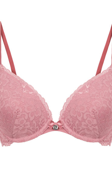 Hunkemöller Voorgevormde push-up beugel bh Marine Roze - Afbeelding 2