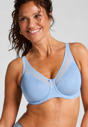Hunkemöller Niet-voorgevormde minimizer beugel bh Nina Blauw