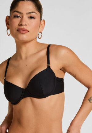 Hunkemöller Voorgevormde Beugel Bikinitop Luxe Zwart