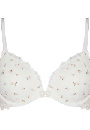 Alternative view of Hunkemöller Voorgevormde push-up beugel bh Marine Wit