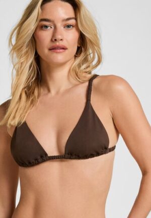 Hunkemöller Triangel Bikinitop Riva Bruin