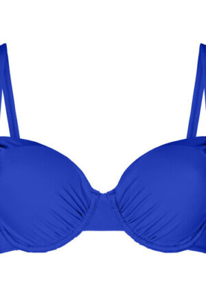 Alternative view of Hunkemöller Voorgevormde Beugel Bikinitop Bardolino Blauw