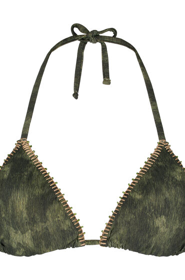 Hunkemöller Triangle Bikinitop Palermo Groen - Afbeelding 2