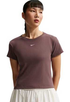 Nike Rib Tight Sportshirt Dames L/40
