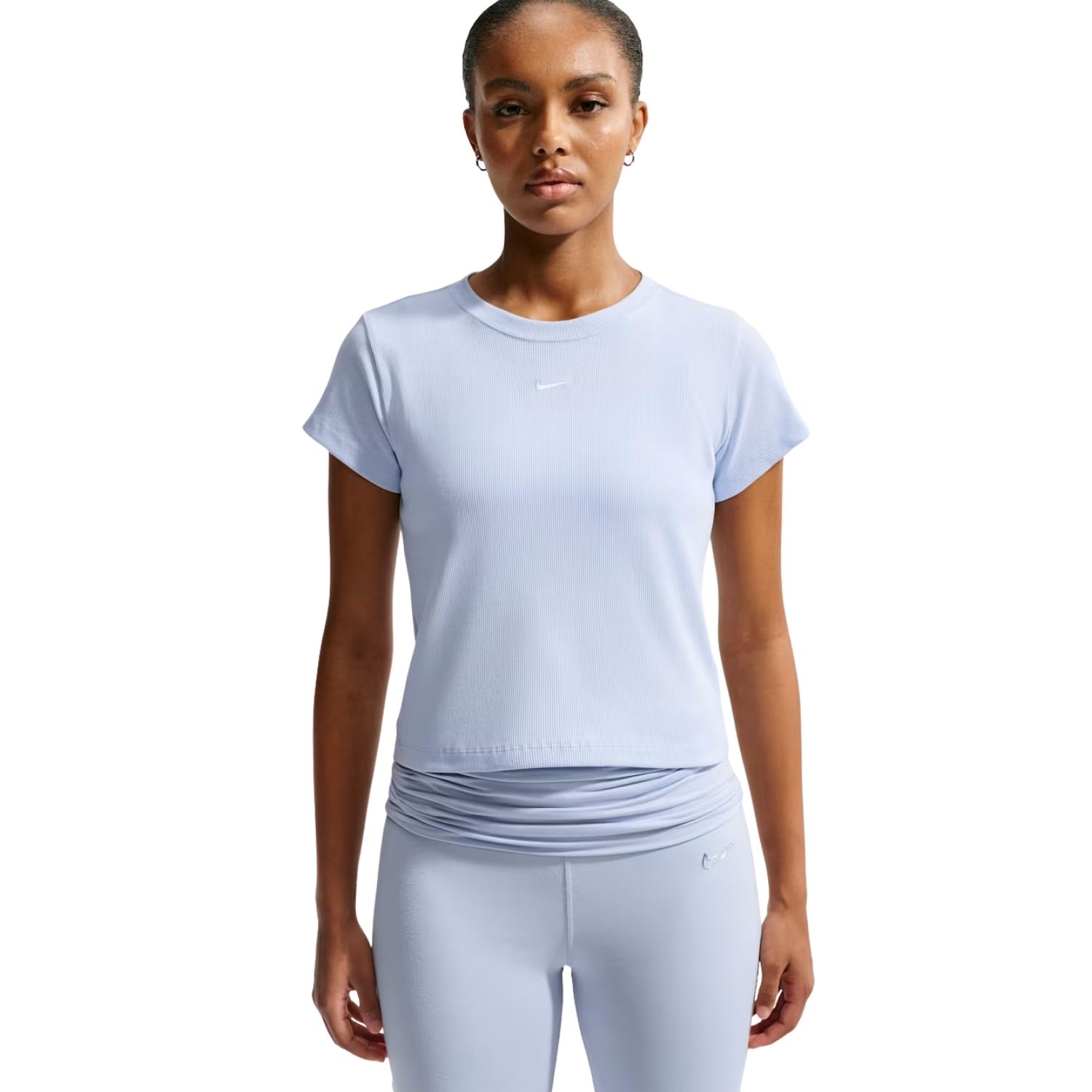 Nike Rib Tight Sportshirt Dames L/40