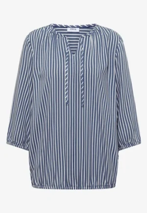Alternative view of 3/4 mouw blouse met gestreept patroon