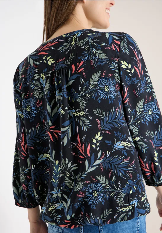 3/4-mouwen blouse met bloemenpatroon - Afbeelding 3