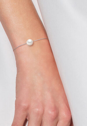Alternative view of Armband Gekweekte Pearl Zoetwater 8-9mm Wit Wit Gouden Ketting Venetiaanse