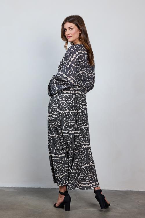Skirt Gloss Embro Feather grey with Bliss print - Afbeelding 3
