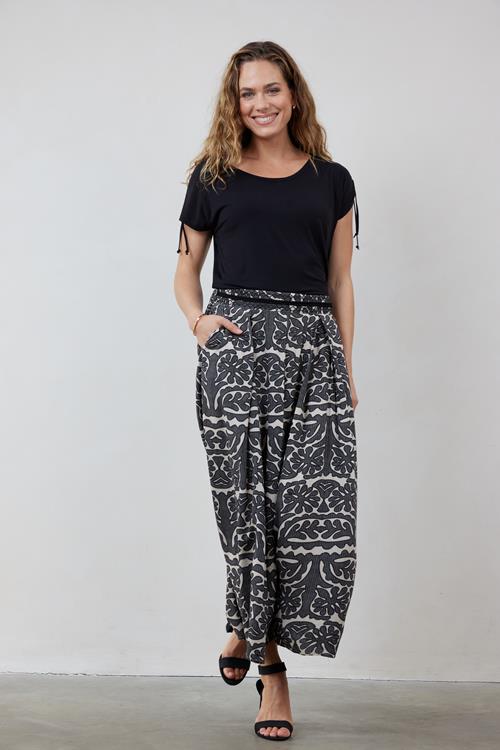 Skirt Gloss Embro Feather grey with Bliss print - Afbeelding 2