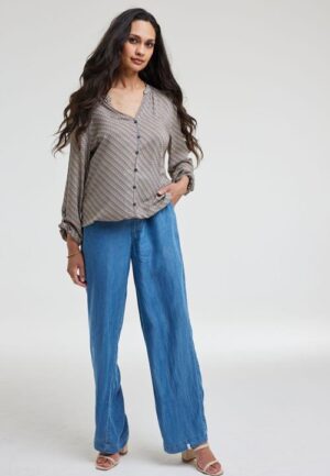 Blouse Nilly Sand with Pure print