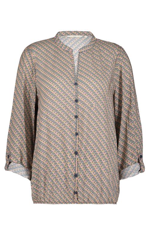 Blouse Nilly Sand with Pure print - Afbeelding 4