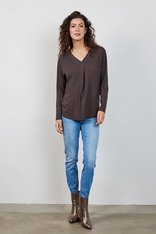Loose tee Cindy Chocolate brown