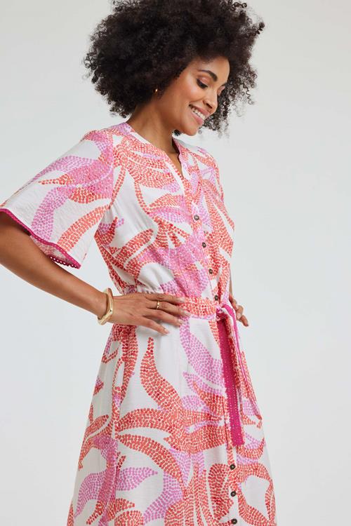 Dress Dayla Pink Bahia print