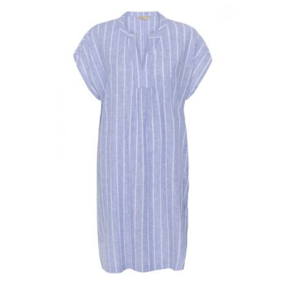 Culture - Blauw | unisex | Jurk | Blauw | M | regular | Kamst mode