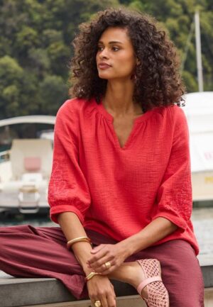 Blouse Fenna Geranium rose