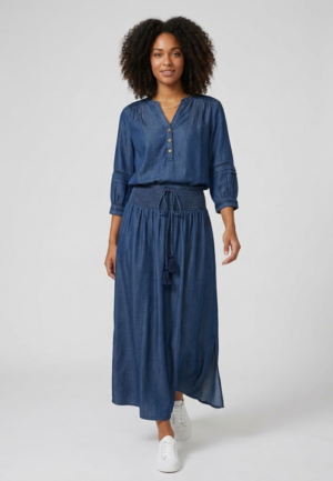 Alternative view of Skirt Magic Denim dark blue
