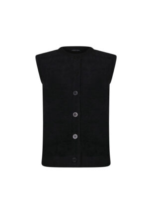 Roberto Sarto - Zwart | Dames | Gilet | Zwart | 40 | regular | Kamst mode