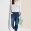 7/8 Jeans met smalle pijpen