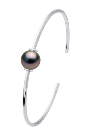 Armband - Zilver 925 - Echte Cultiveerde Tahiti Parel Ronde 9-10 mm