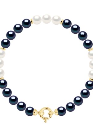 Armband - Rij van Echte gecultiveerde Zoetwaterparels Rond 6-7 mm