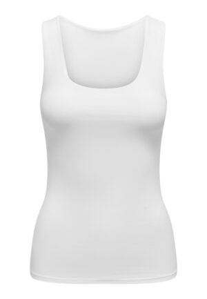 Only Onlea S/l 2-ways Fit Top Jrs Noos Tops En Singlets Bright White