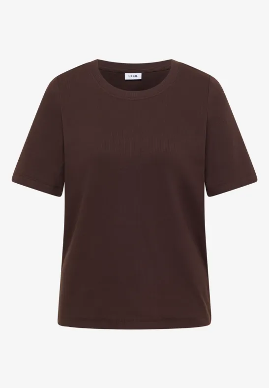 Basic Shirt met geribde textuur - Afbeelding 2